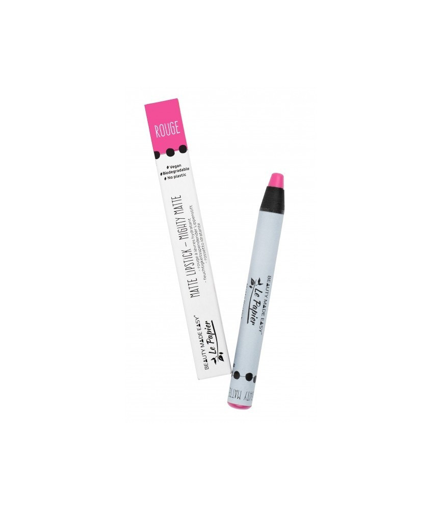 Creion - ruj hidratant mat, ROUGE, zero plastic, Beauty Made Easy, 6 g
