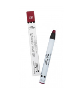 Creion - ruj hidratant mat, RUBY, zero plastic, Beauty Made Easy, 6 g