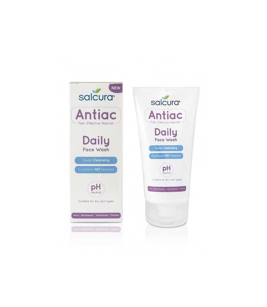 Gel de curatare Antiac pt. tenul cu acnee, cosuri, puncte albe sau negre, toate tipurile de ten, Salcura, 150 ml