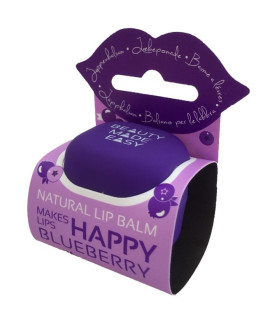 Balsam natural de buze, cu afine, Beauty Made Easy, 6.8 g