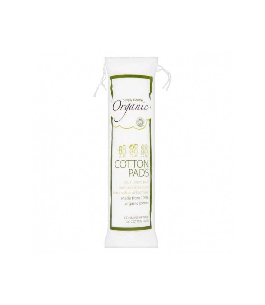 Dischete demachiante din bumbac organic, Macdonald and Taylor, 100 buc