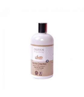 Sampon si gel de dus pentru bebelusi, fara lacrimi, Olivos, 400 ml