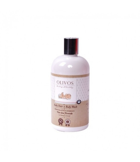 Sampon si gel de dus pentru bebelusi, fara lacrimi, Olivos, 400 ml