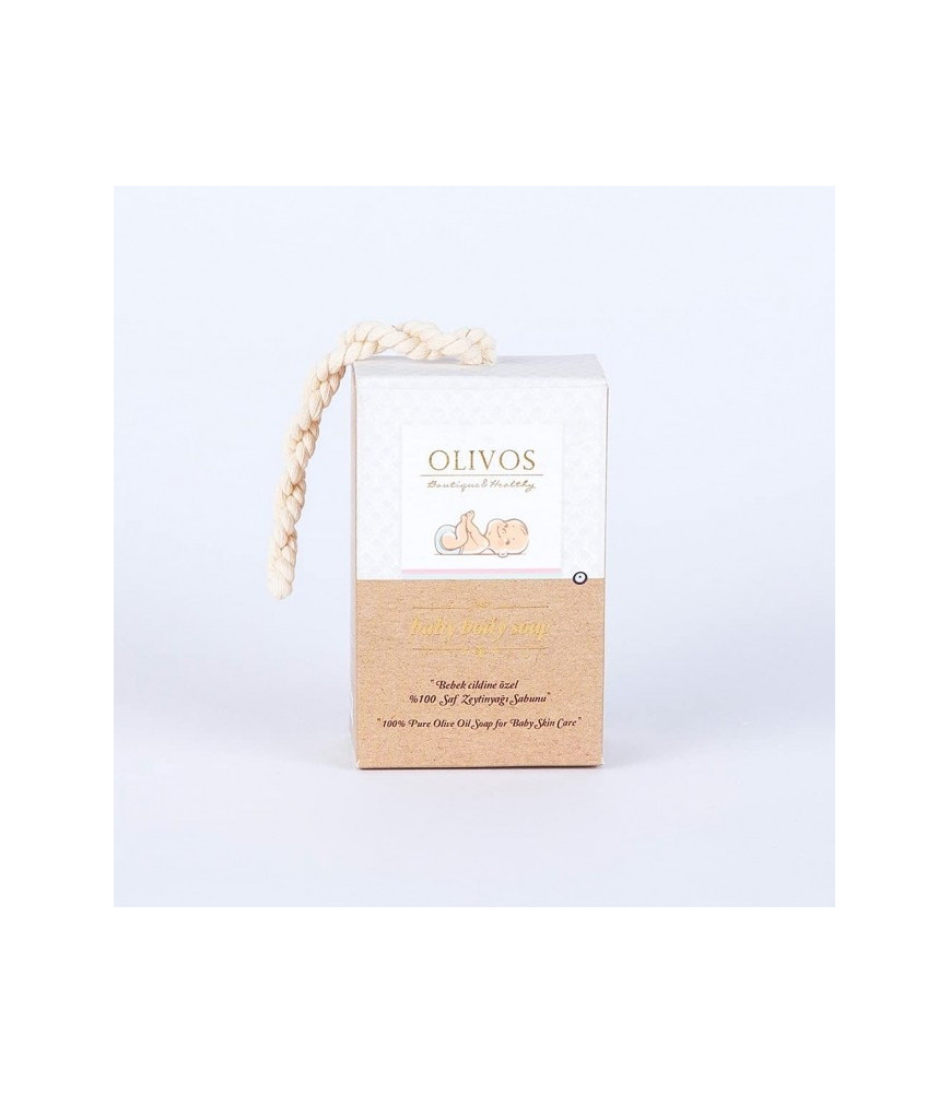 Sapun natural pentru bebelusi cu ulei de masline 100%, Olivos, 100 g