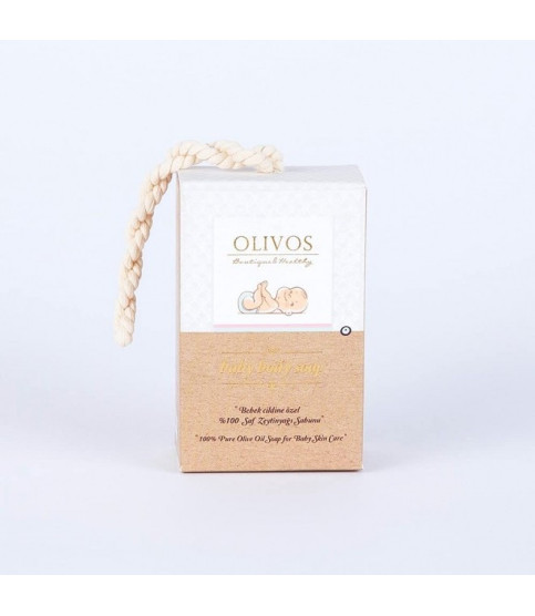 Sapun natural pentru bebelusi cu ulei de masline 100%, Olivos, 100 g