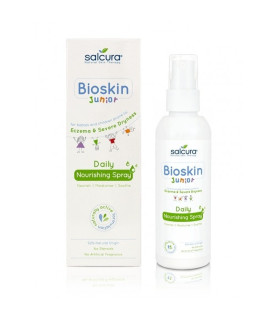 Spray nutritiv Bioskin Junior pt bebelusi si copii, piele foarte uscata cu eczeme, Salcura, 100 ml