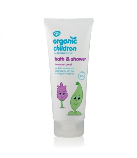 Gel de dus si spuma de baie cu lavanda, pt copii, Green People, 200 ml