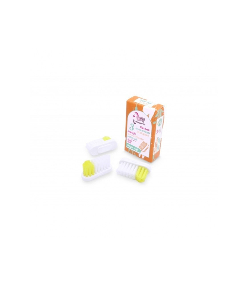 Rezerva peri SOFT pt periuta dinti - zero waste - Lamazuna, set de 3 buc