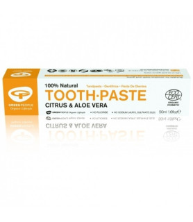 Pasta de dinti cu citrice, homeopata, Green People, 50 ml