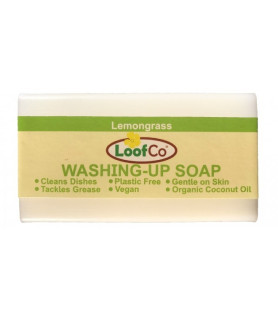 Sapun solid pentru vase, cu lemongrass, LoofCo,100 g