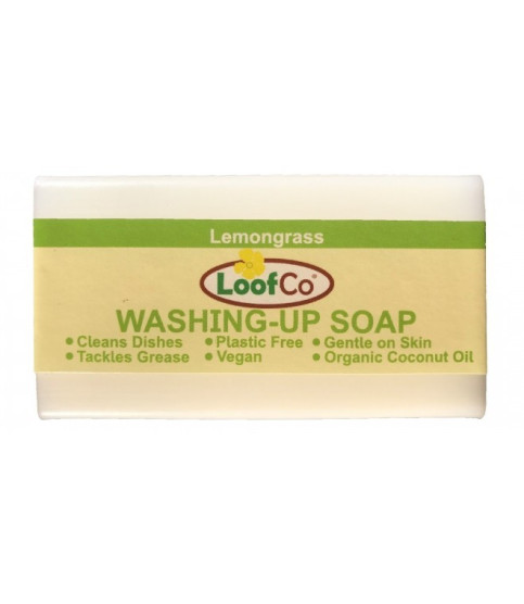 Sapun solid pentru vase, cu lemongrass, LoofCo,100 g