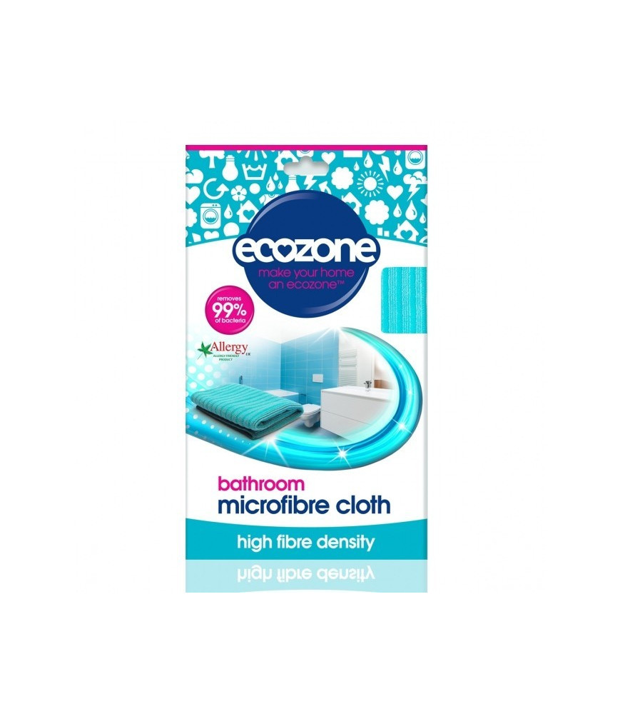 Laveta din microfibra naturala, pt suprafete baie, Ecozone, 1 buc