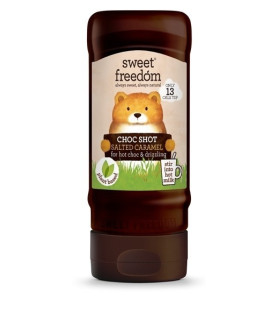 Sirop de ciocolata cu caramel sarat, Choc Shot Salted Caramel, Sweet Freedom, 320g