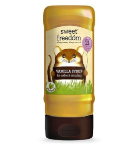 Sirop de vanilie pt. bauturi pe baza de cafea, Sweet Freedom, 350 g