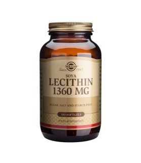 Lecitină din soia 1360mg 100 capsule moi
