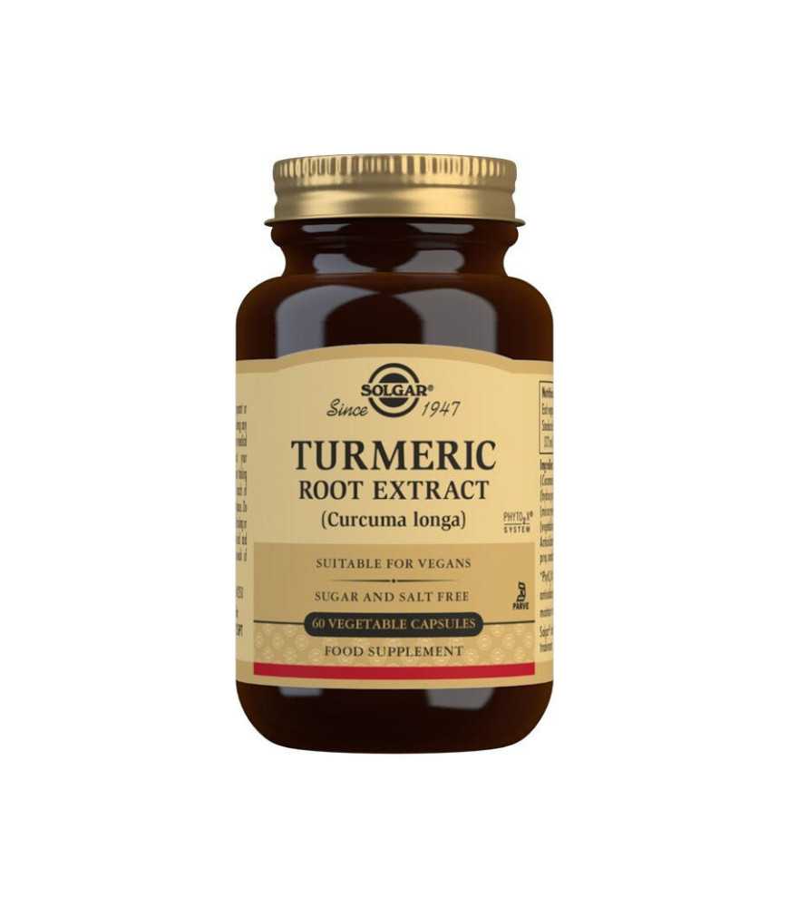 Extract din rădăcină de Turmeric - 60 capsule vegetale