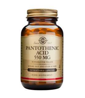 Acid pantotenic Vitamina B5 550 mg, 50 capsule