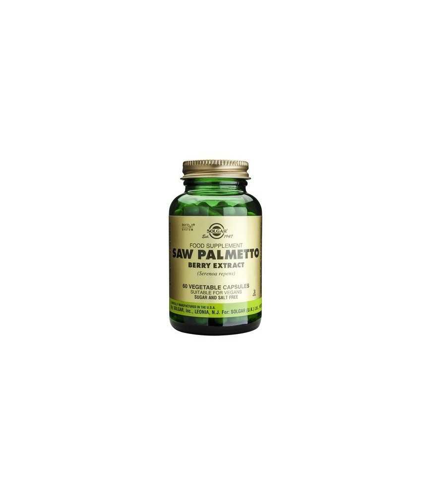 Extract din fructe de palmier pitic - 60 capsule vegetale