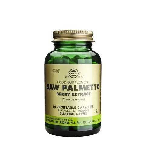 Extract din fructe de palmier pitic - 60 capsule vegetale