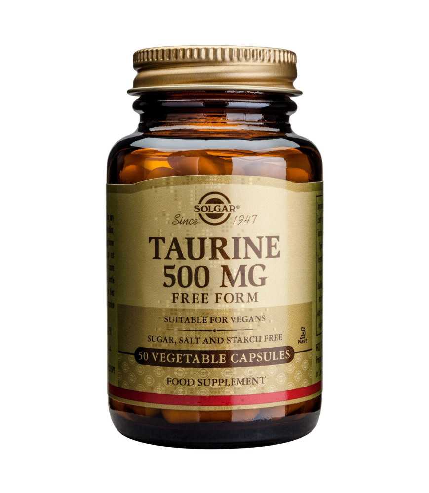 Taurina 500mg, 50 capsule vegetale