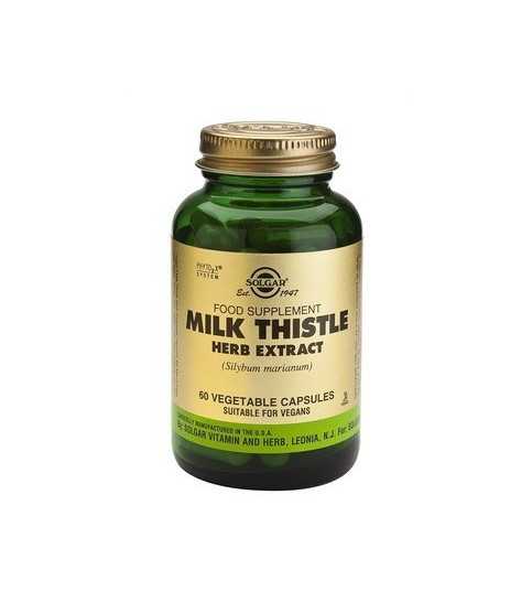 Extract din planta de Silimarina - 60 capsule vegetariene