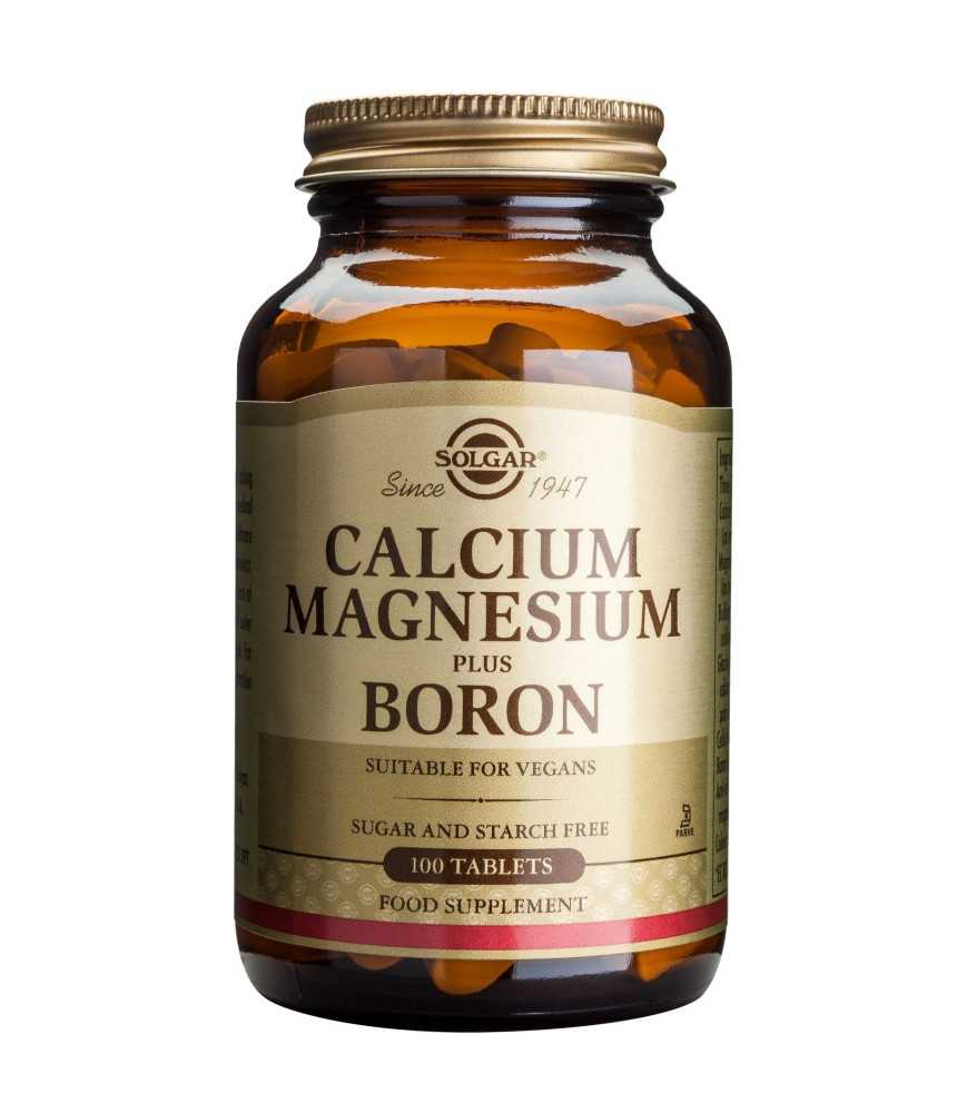 Calciu cu magneziu si boron, 100 tablete
