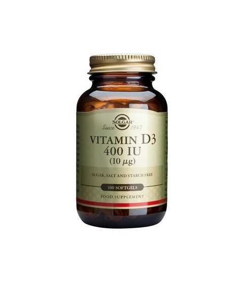 Vitamina D3 400 UI (10 µg) - 100 capsule moi