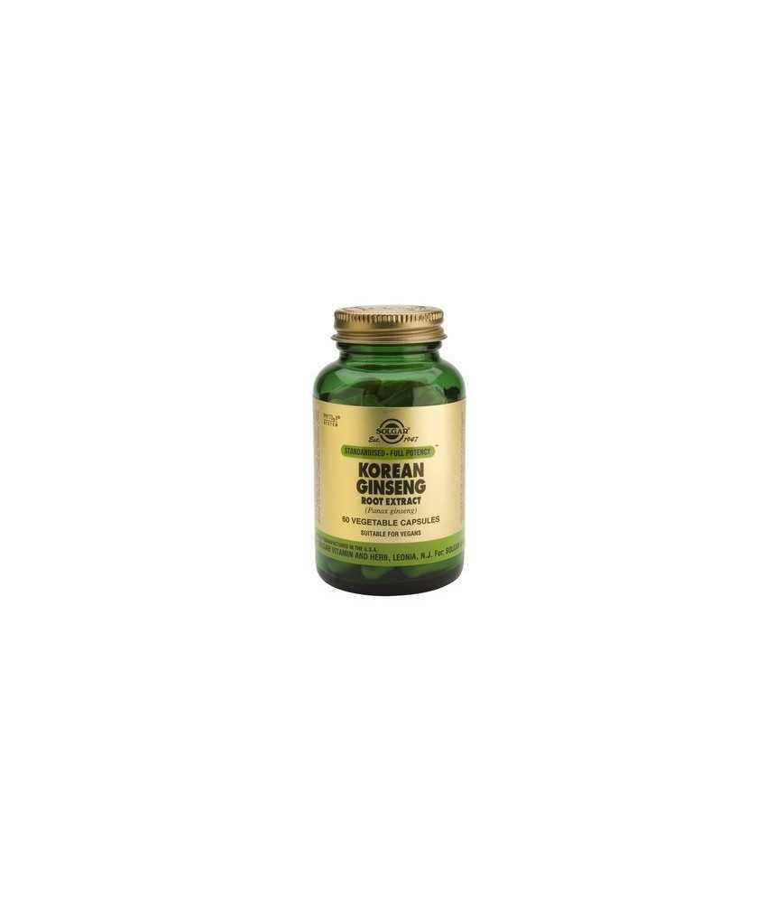 Extract din radacina de ginseng coreean - 60 capsule vegetale