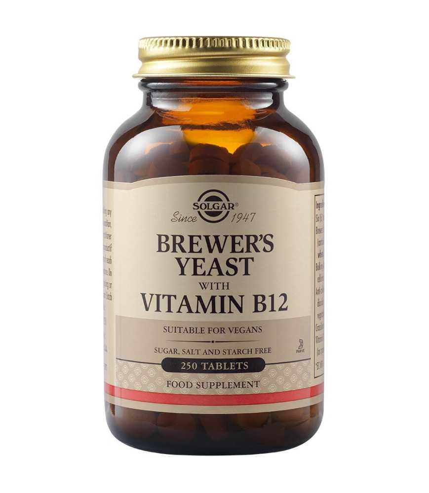 Drojdie de bere cu Vitamina B12 500 mg, 250 tablete