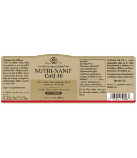 Coenzima Q10 Nutri Nano, 50 capsule