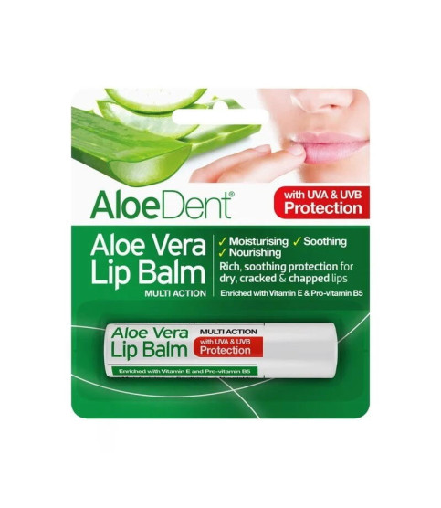 Balsam de buze cu Aloe Vera 4g - Hidratare și îngrijire delicată pentru buzele tale