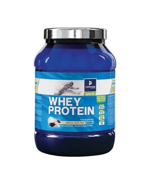 MyElements Whey Protein (Vanilla) 1000g - Susține construirea musculară și recuperarea