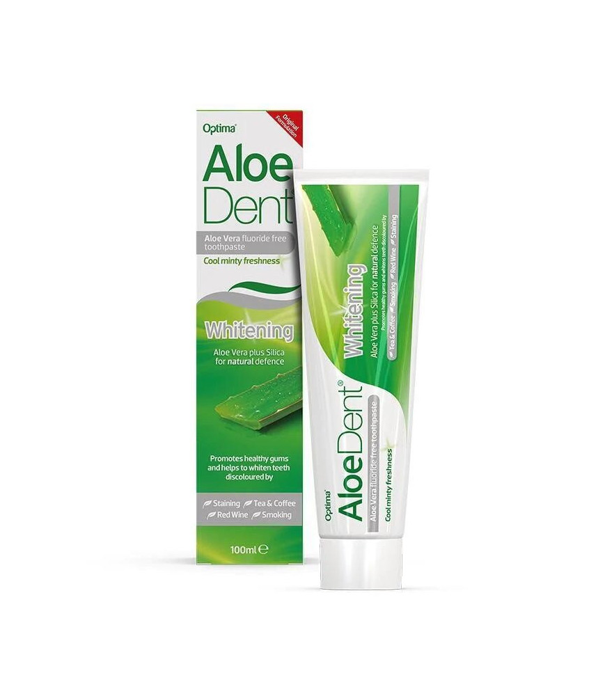 Optima Pasta de Dinti cu Aloe Vera (Whitening) 100ml - Igienă orală Bio