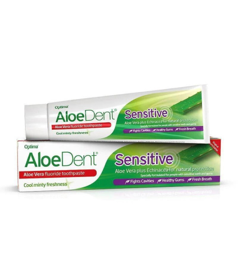 Optima Pasta de Dinti cu Aloe Vera (Sensitive) 100ml - Protecție delicată pentru dinți sensibili