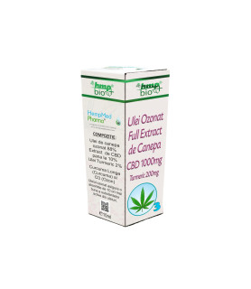 ULEI OZONAT full extract de canepa1000mg-10ml