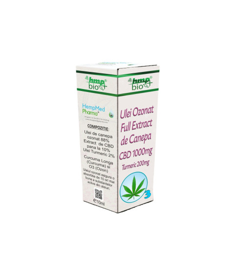ULEI OZONAT full extract de canepa1000mg-10ml