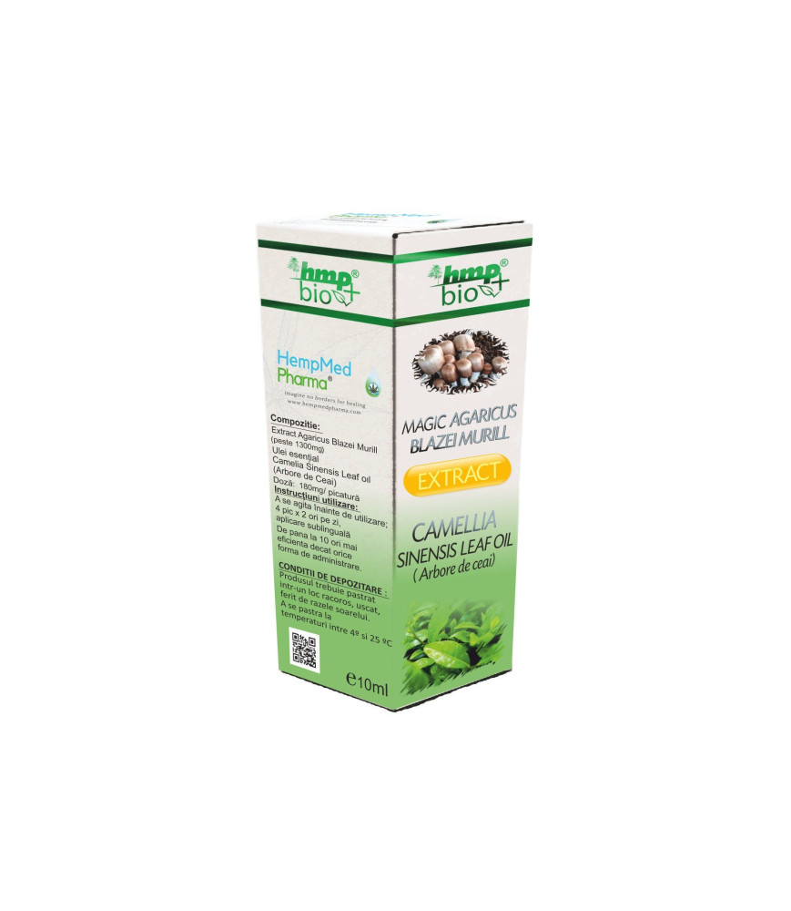 Magic Agaricus Blazei Murill Extract Camellia Sinensis Leaf Oil (Arbore de ceai)