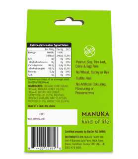 WEDDERSPOON BOMBOANE (DROPSURI) CU MIERE DE MANUKA, EUCALIPT SI PROPOLIS 120G