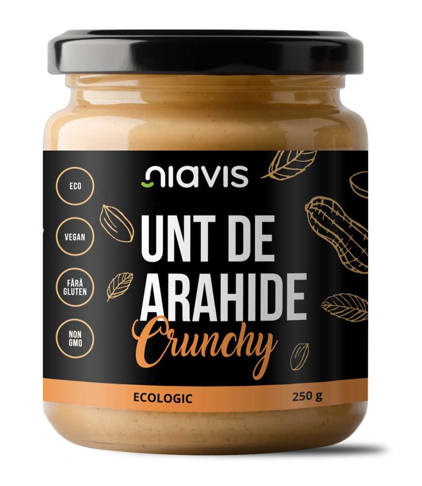 NIAVIS UNT DE ARAHIDE CRUNCHY ECOLOGIC - BIO 250G