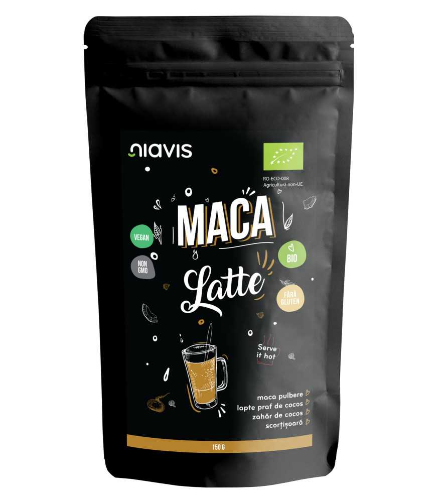 NIAVIS Maca latte pulbere ecologică/bio 150g - Energie naturală