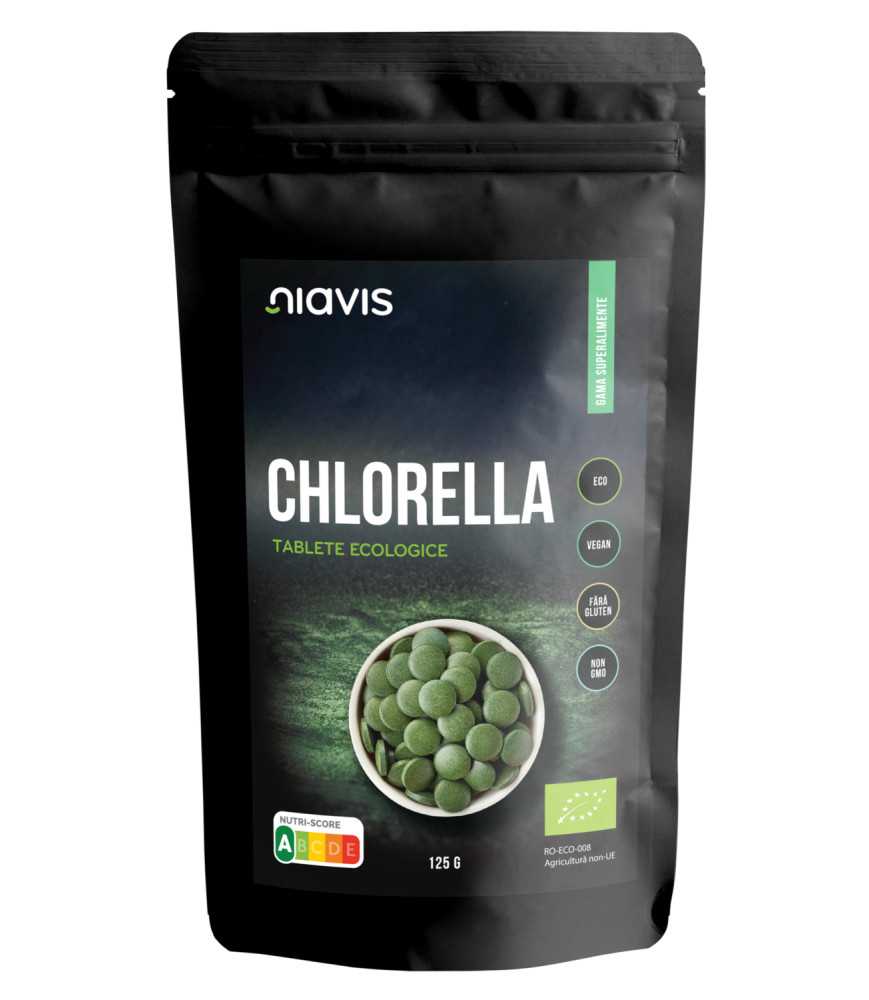 NIAVIS CHLORELLA TABLETE ECOLOGICE - BIO 125G