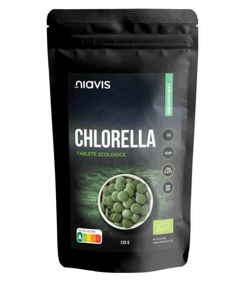 NIAVIS CHLORELLA TABLETE ECOLOGICE - BIO 125G