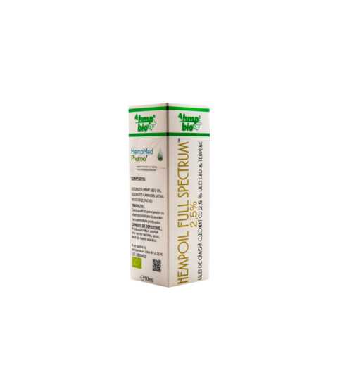 ULEI OZONAT CU EXTRACT-full spectrum cu CBD 2.5% 10 ml