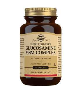 Complex Glucozamină MSM fără conținut de crustacee, 60 tablete