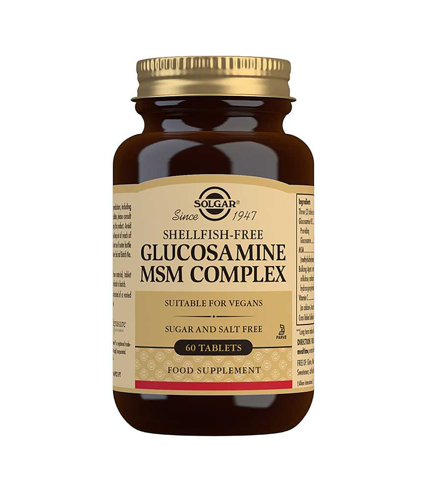 Complex Glucozamină MSM fără conținut de crustacee, 60 tablete