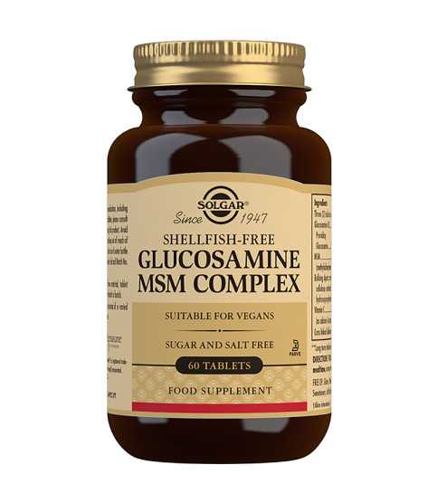 Complex Glucozamină MSM fără conținut de crustacee, 60 tablete