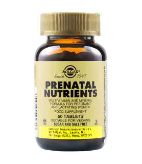 Solgar Prenatal Nutrients Tabs 60s - Nutriție prenatală completă