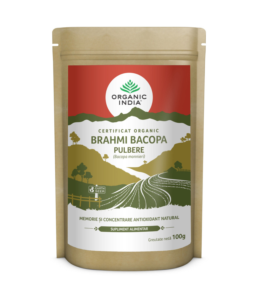 Brahmi Bacopa Pulbere | Memorie si Concentrare, Antioxidant Natural 100g