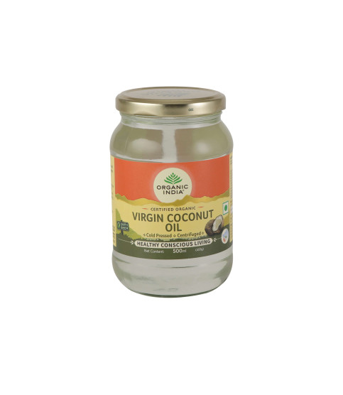 Ulei (Extra)Virgin de Cocos Premium 500ml | Nerafinat, 100% Certificat Organic, Extras la Rece si Unic Centrifugat