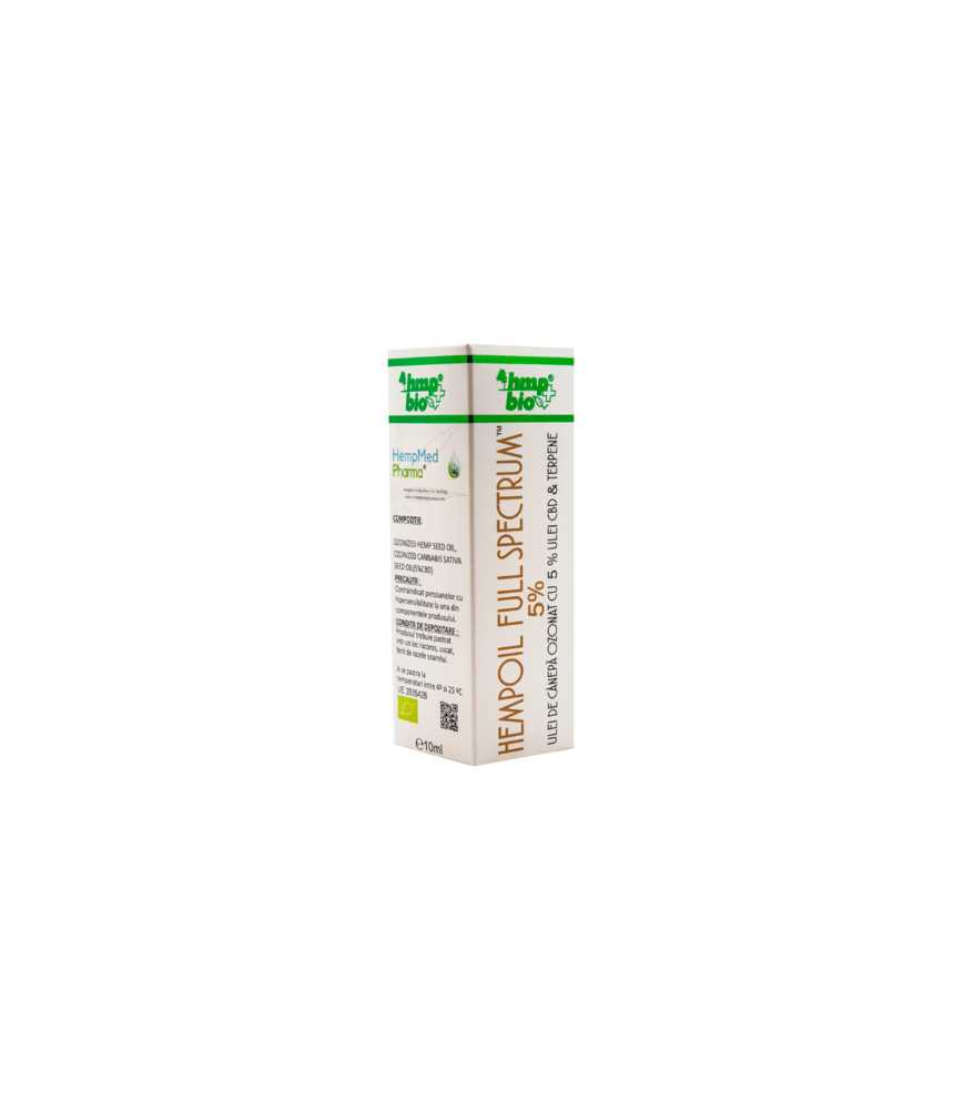 ULEI OZONAT CU EXTRACT -full spectrum cu CBD 5 % 10ml